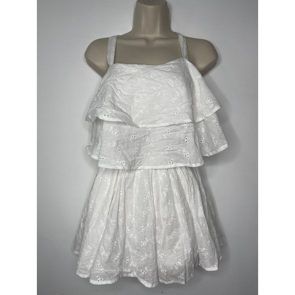 NEW Princess Polly Shani Playsuit Romper Size Small in White